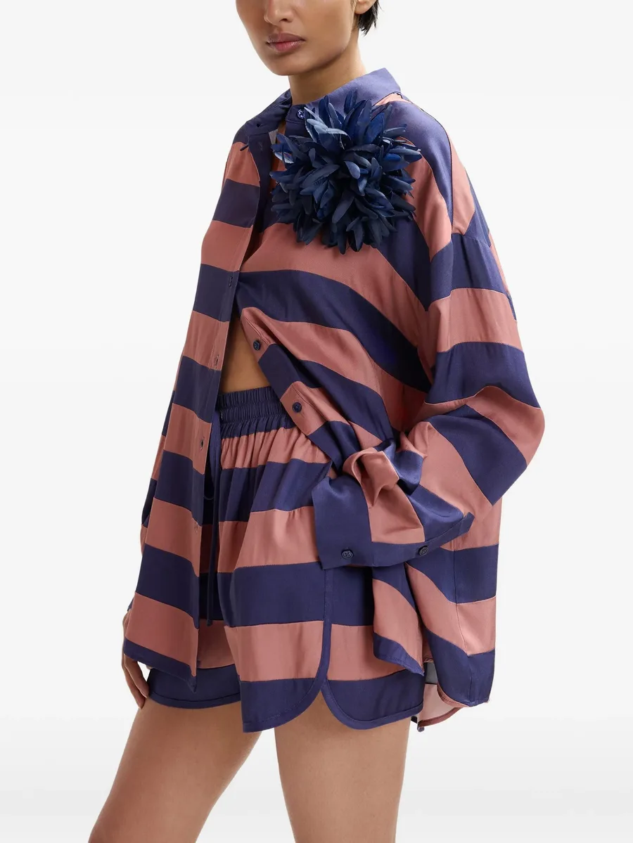Jalana striped drawstring shorts 5