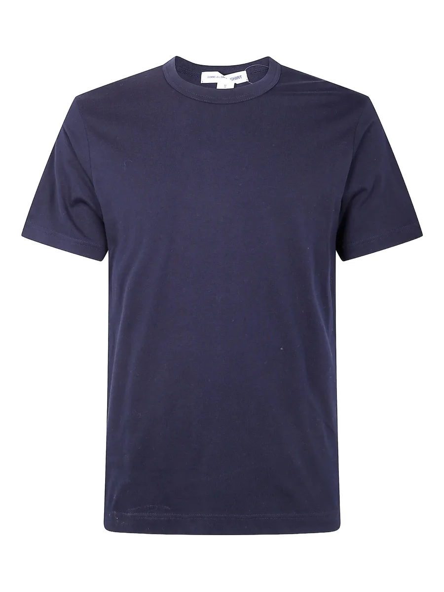 back-logo cotton T-shirt 2