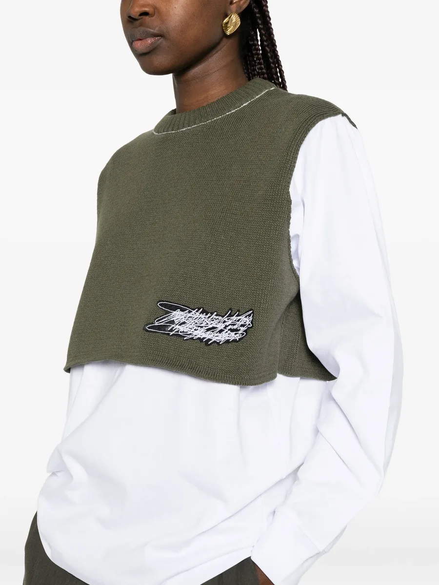 logo-patch knitwear 10