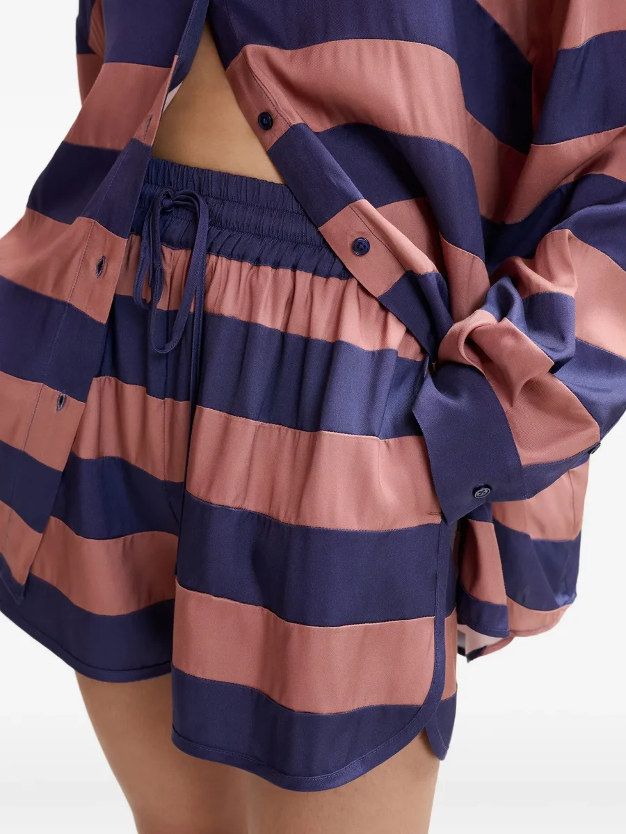 Jalana striped drawstring shorts 9