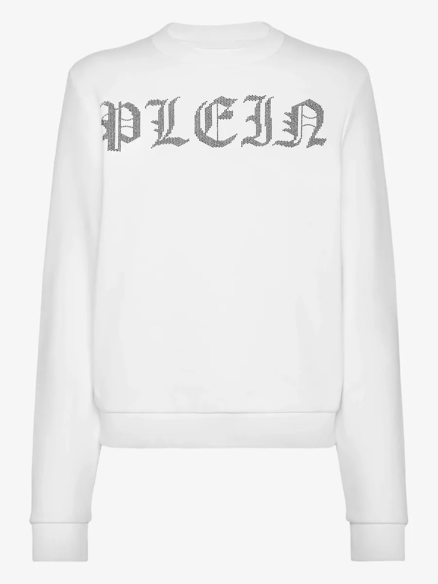 logo-embellished sweatshirt 1