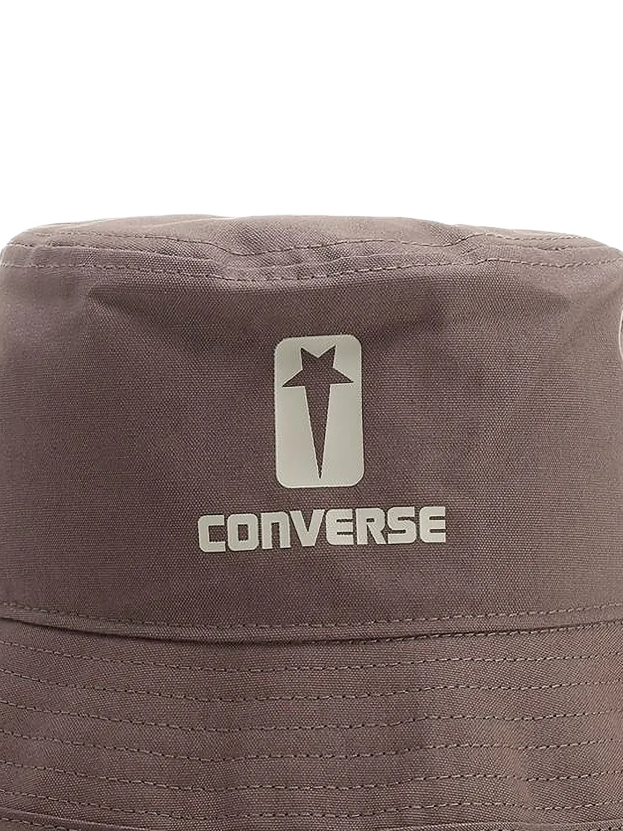 x Converse logo-print cotton bucket hat 3