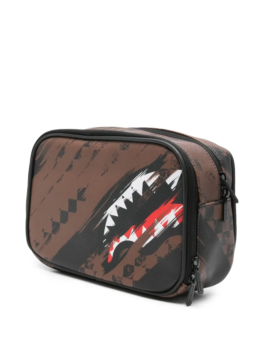 Shark Mouth checkered clutch bag 6