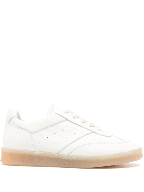 leather sneakers