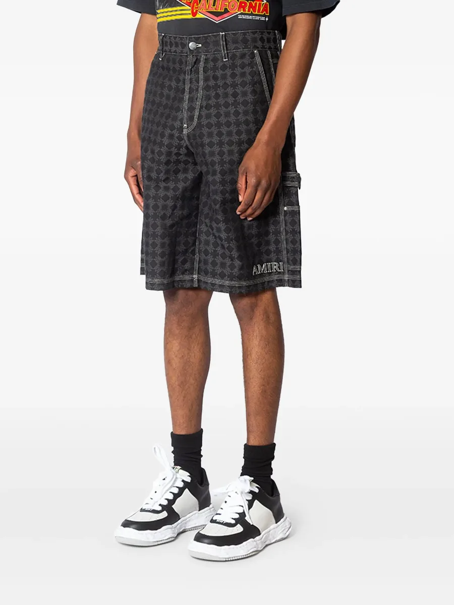 geometric-pattern shorts 5