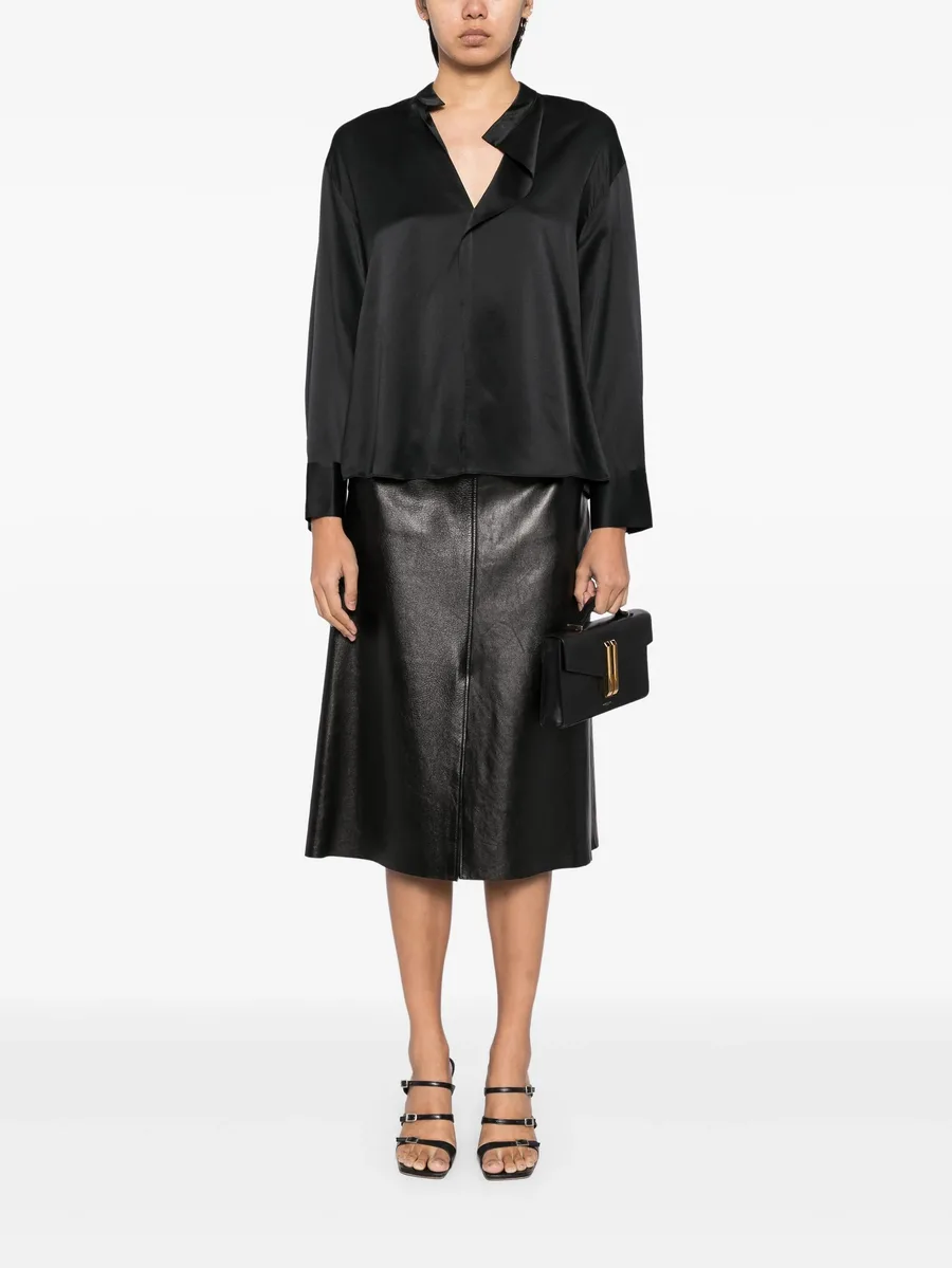 draped silk blouse 4