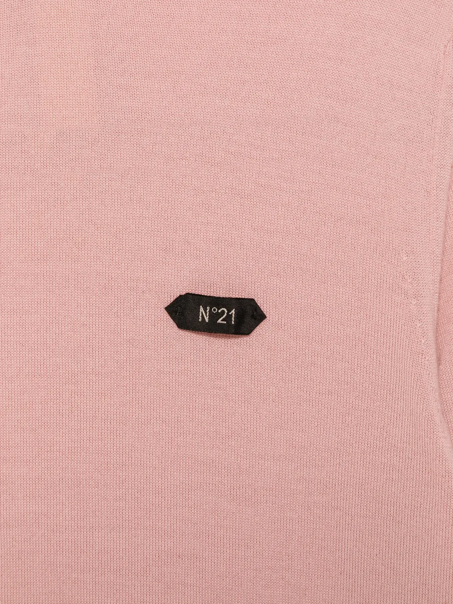 logo-plaque roll-neck sweater 5