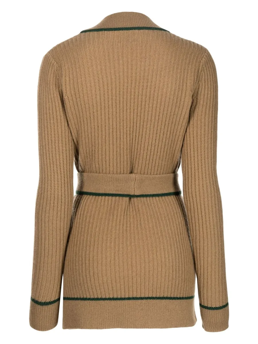 Clover ribbed-knit cardigan 3