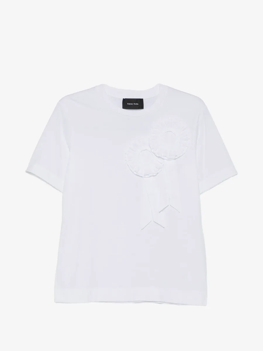 Ribbon Rosette Boy short-sleeve T-shirt 1