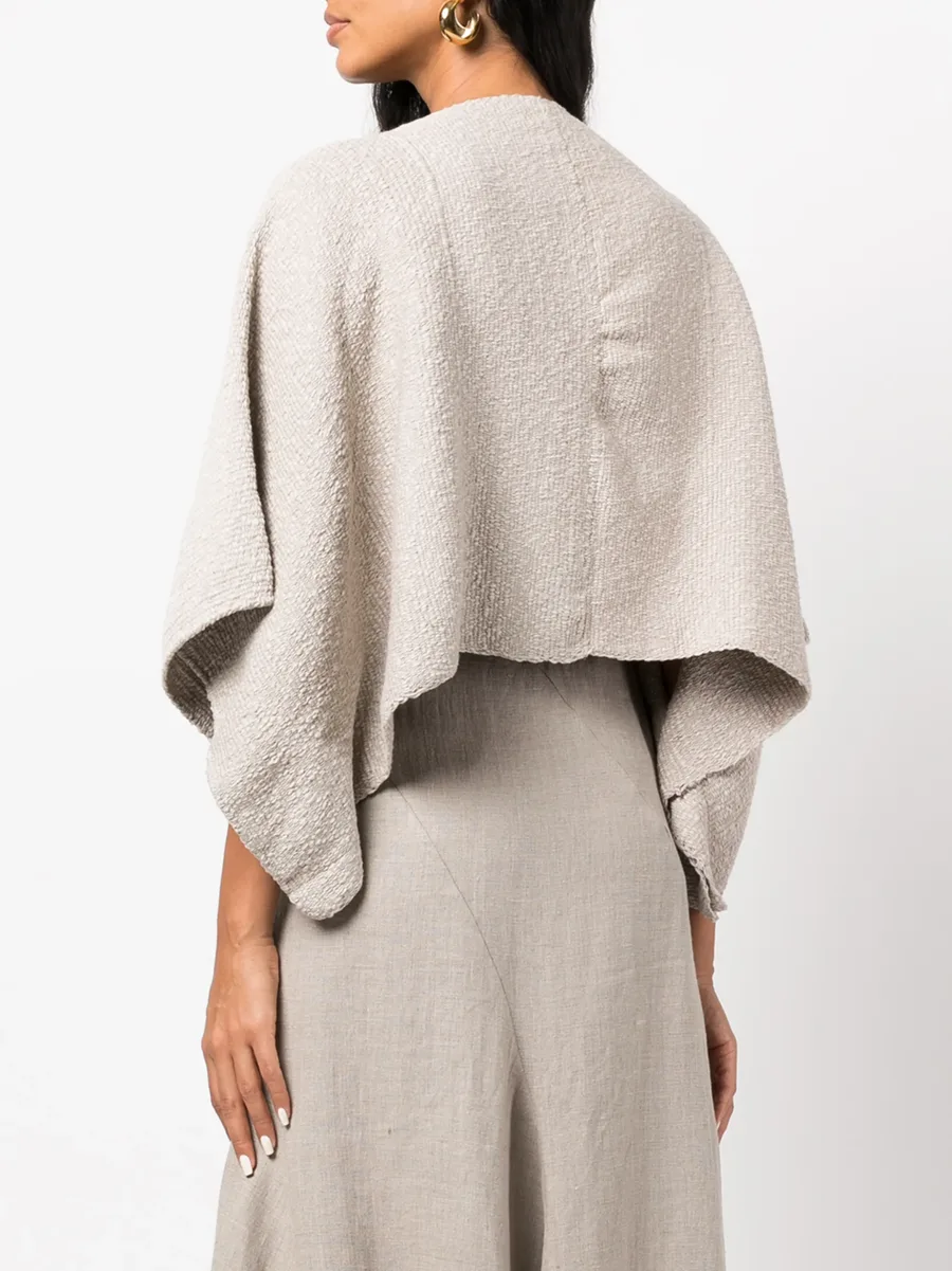 cropped wide-sleeve bolero 7