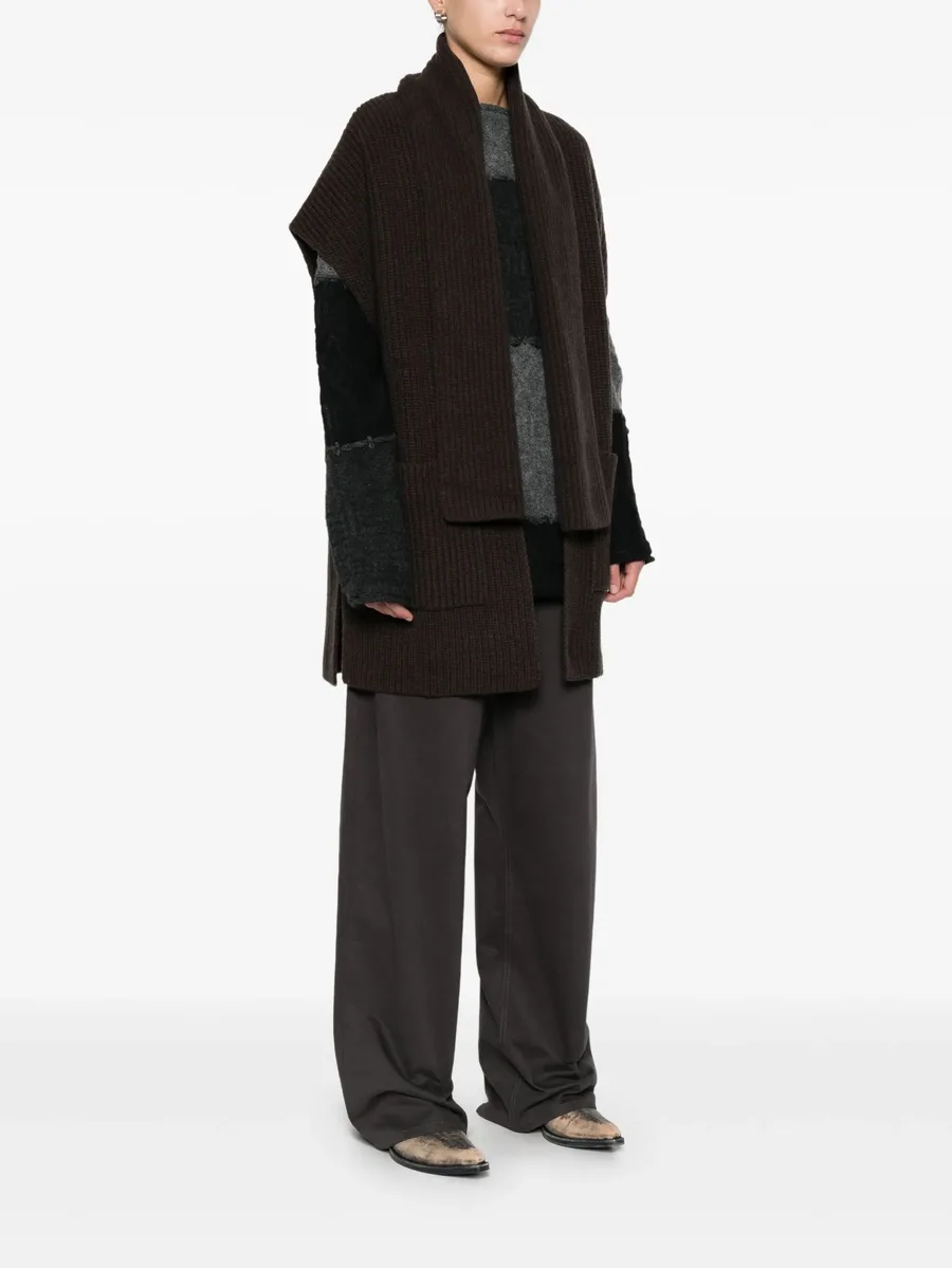 ribbed-knit cardi-coat 6