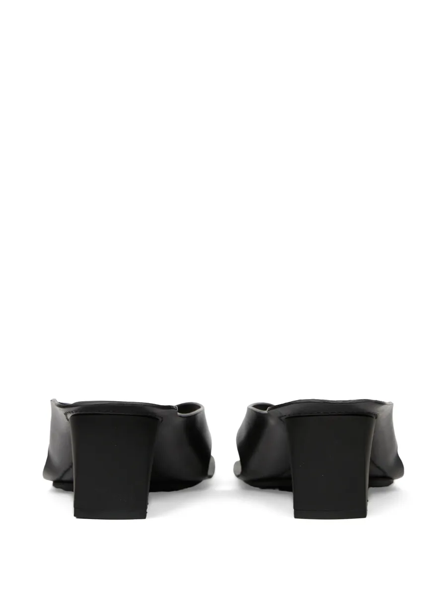Anatomic leather flip-flop mules 6