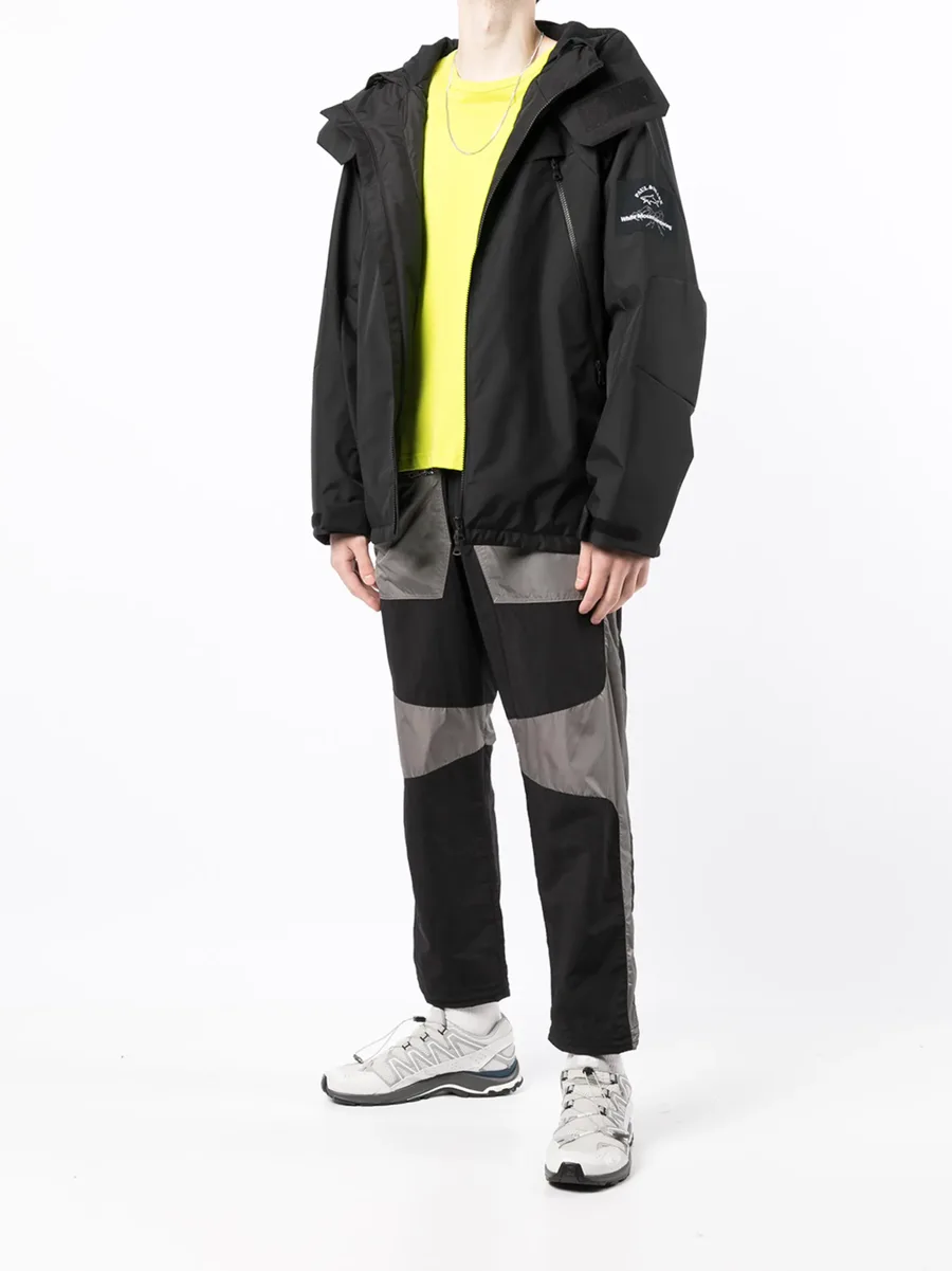 logo-patch hooded jacket 3