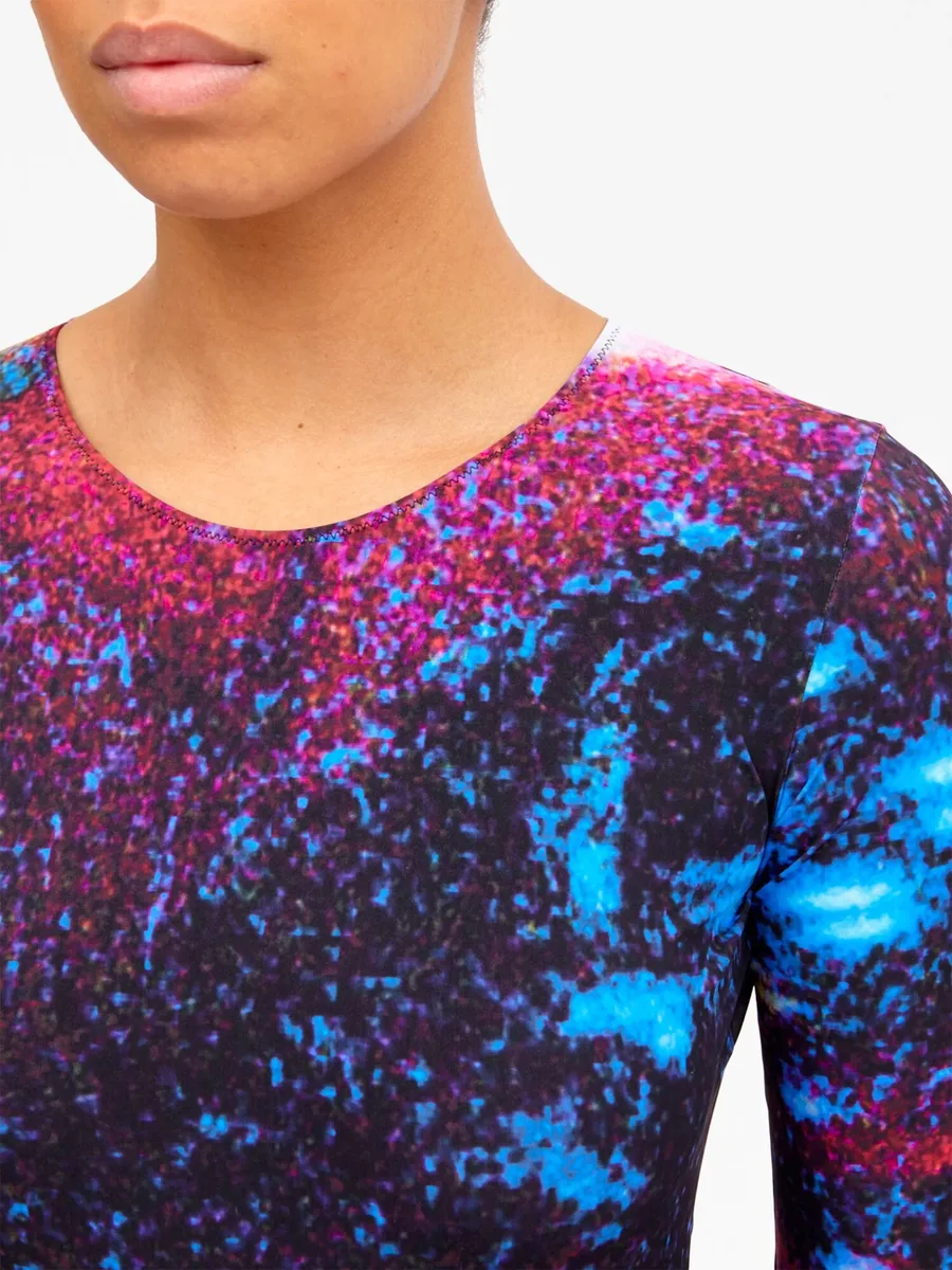 graphic-print long-sleeve bodysuit 11