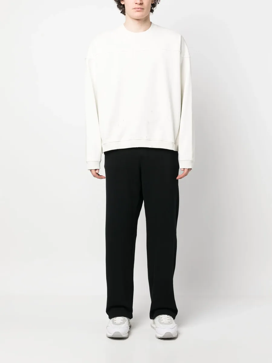drawstring-fastening waist trousers 4
