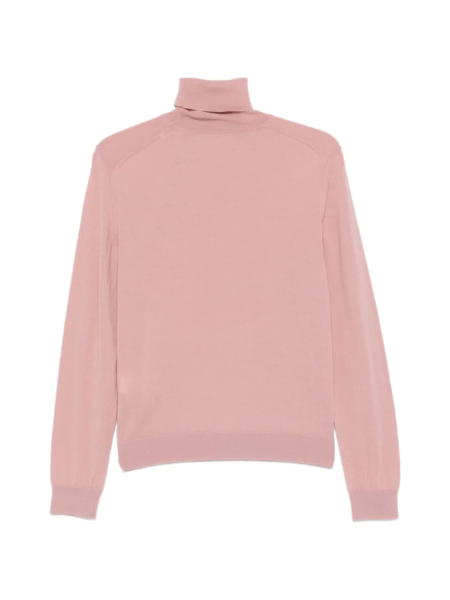 logo-plaque roll-neck sweater 3