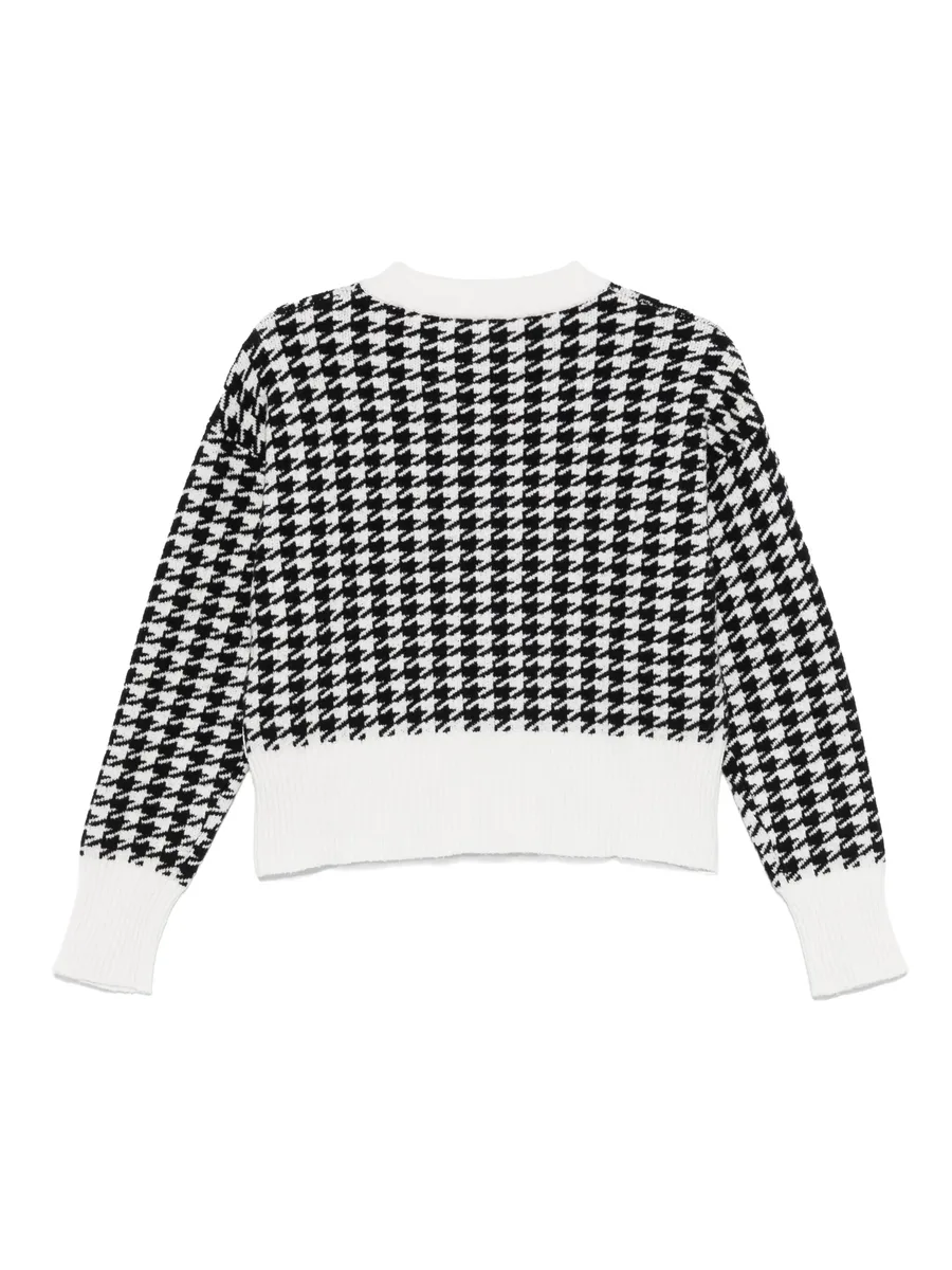 houndstooth-intarsia sweater 3
