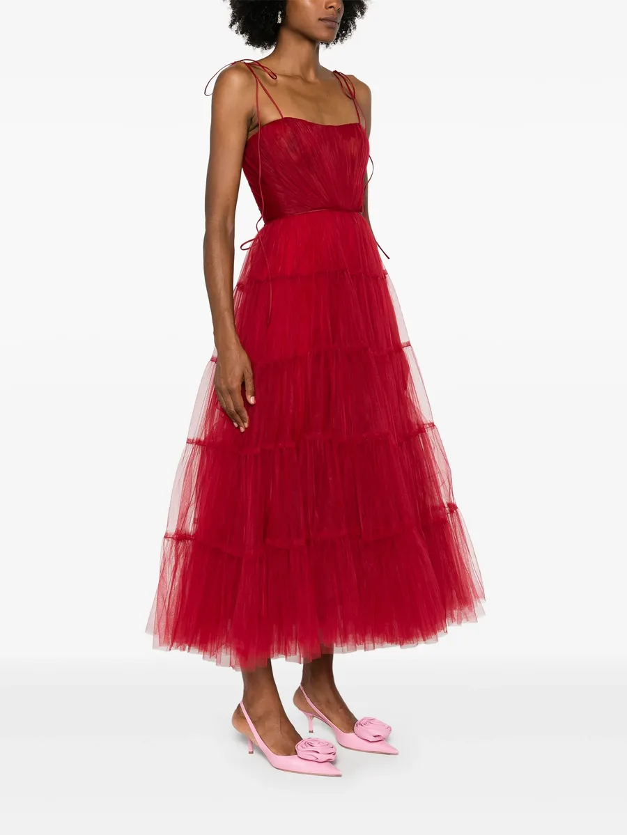 платье макси из тюля 5