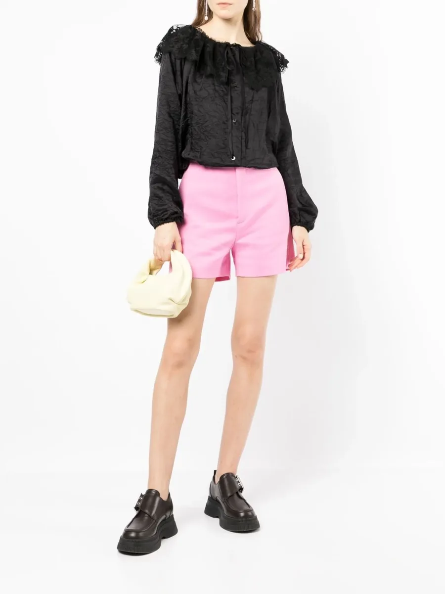 lace-collar long-sleeve blouse 4