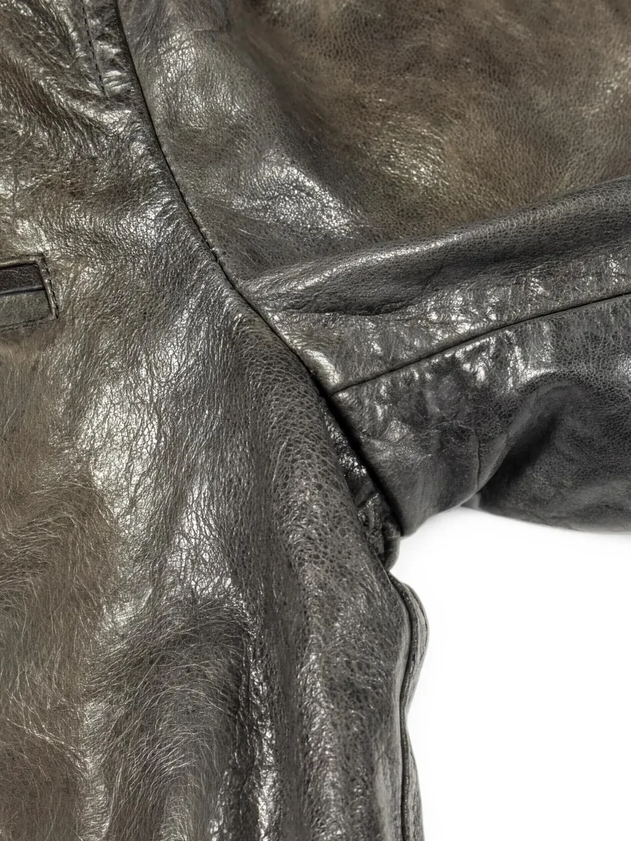 floral embroidery leather jacket 5