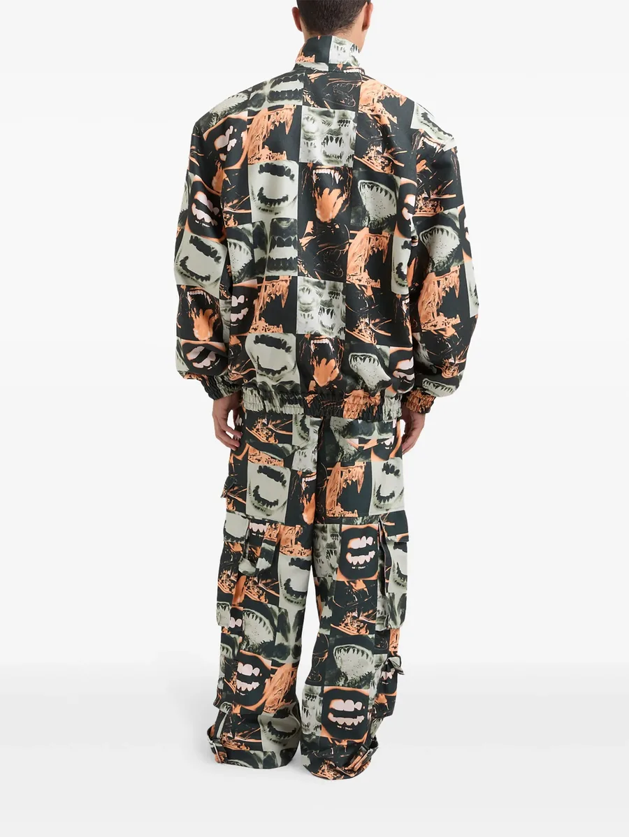 Lips print oversized jacket 6