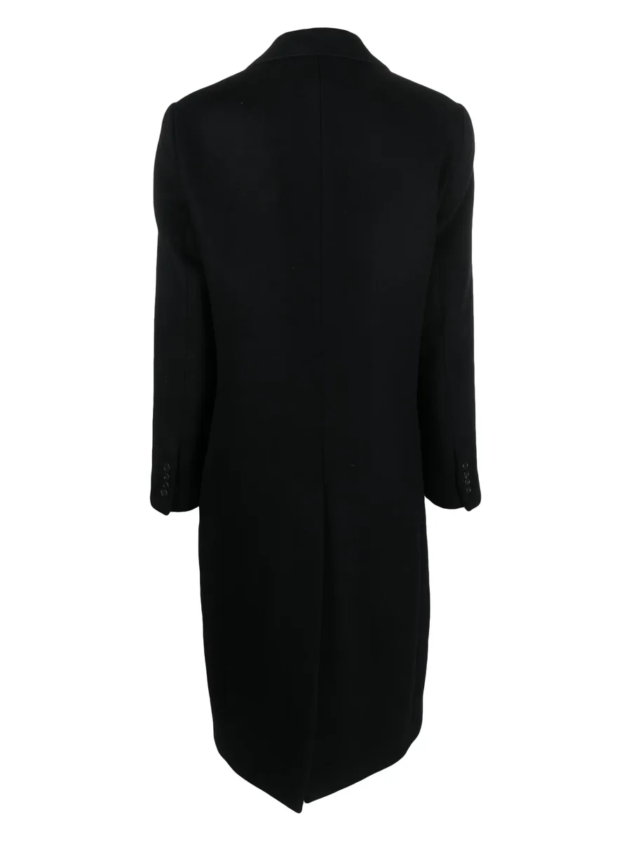 Beatrisa single-breasted wool blend coat 3