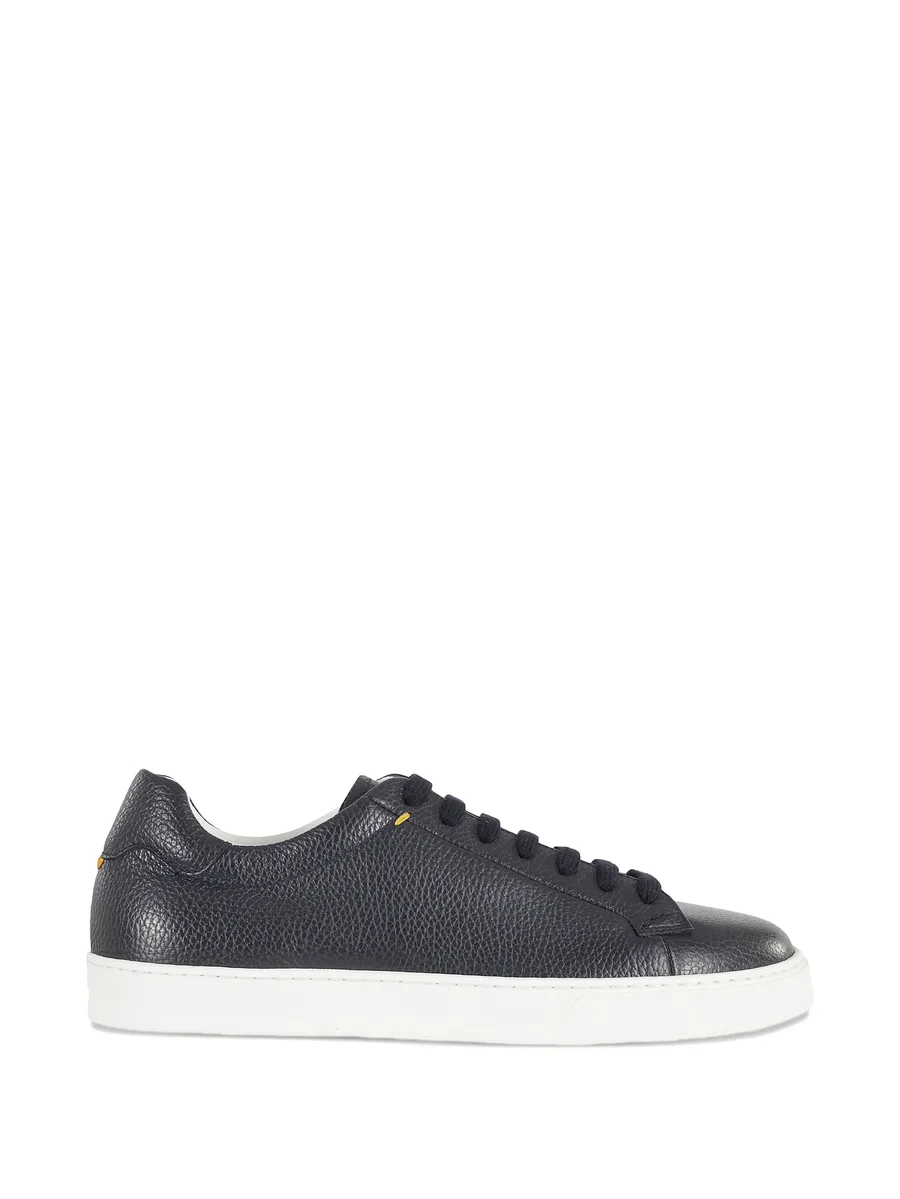 leather lace-up sneakers 2