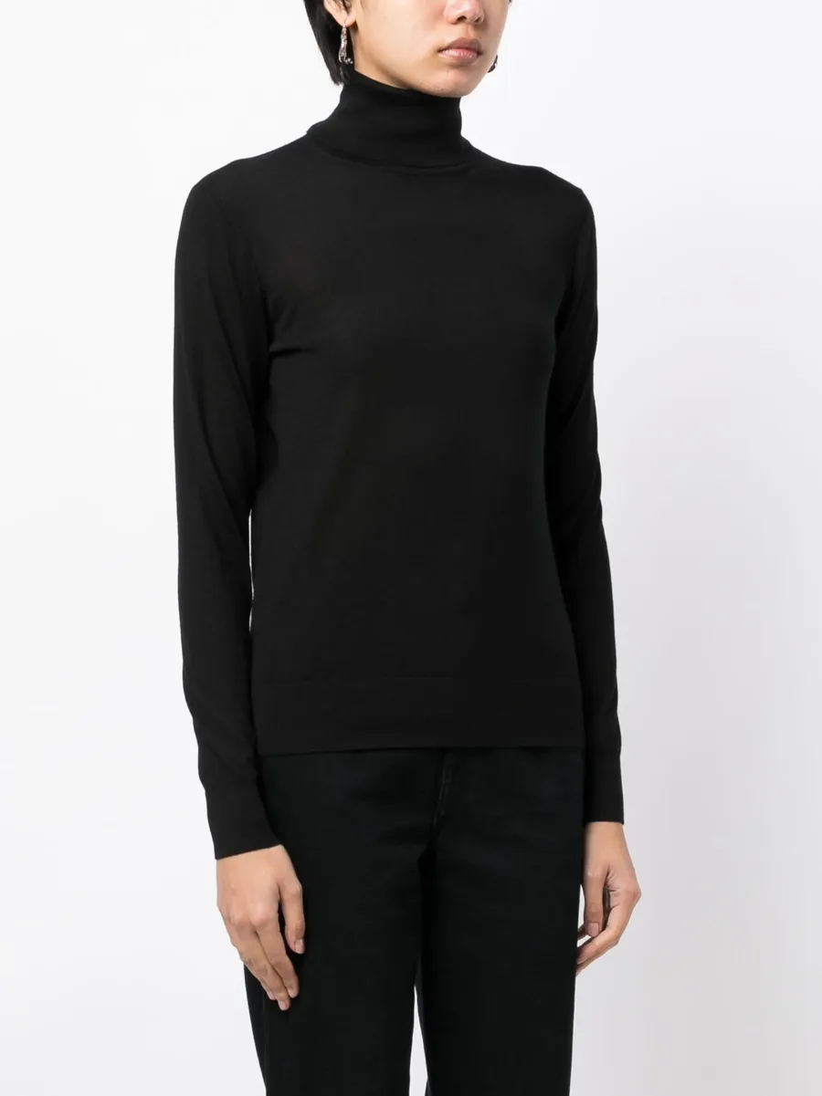 roll-neck cashmere jumper 5
