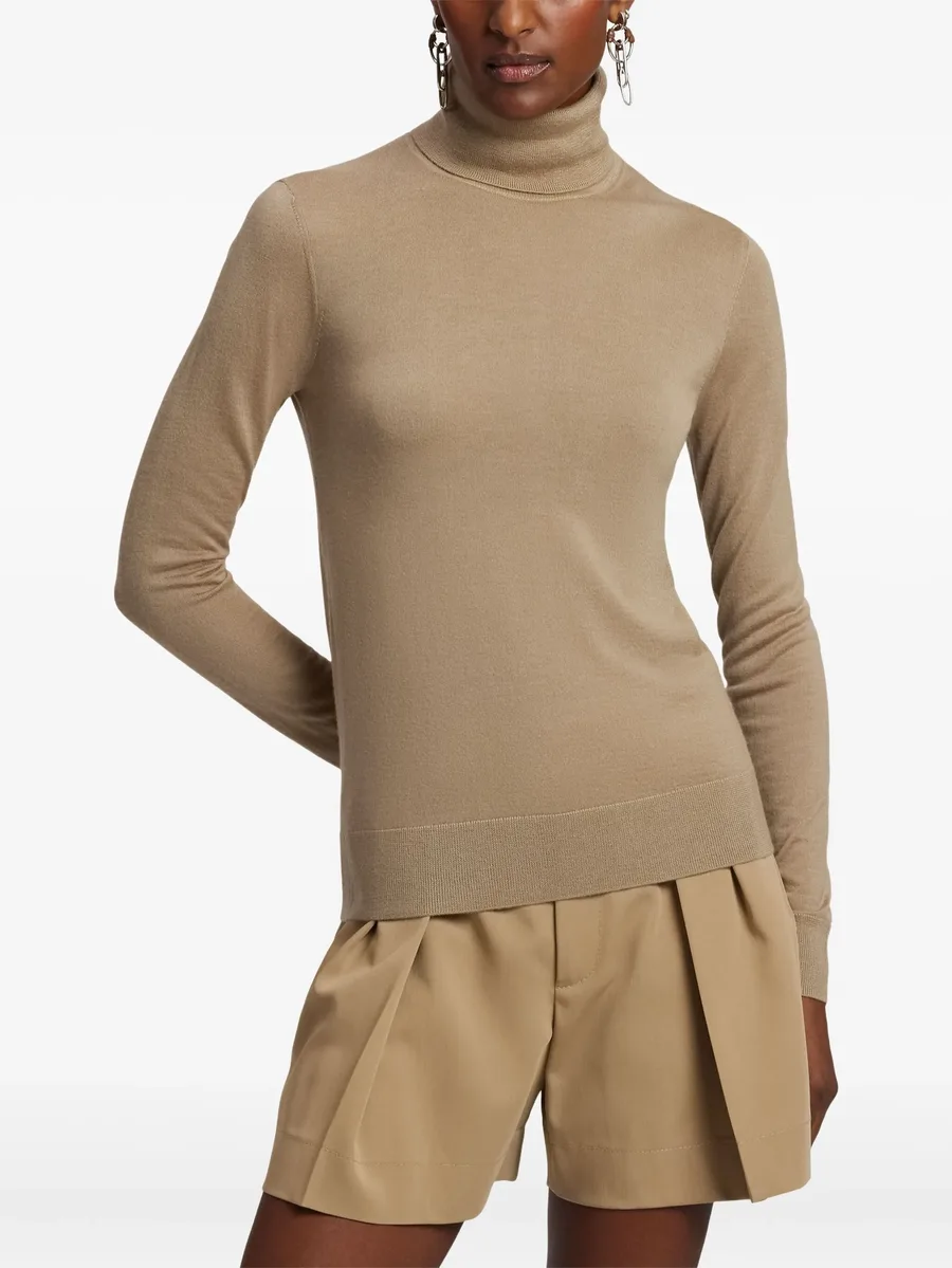 roll-neck cashmere sweater 6