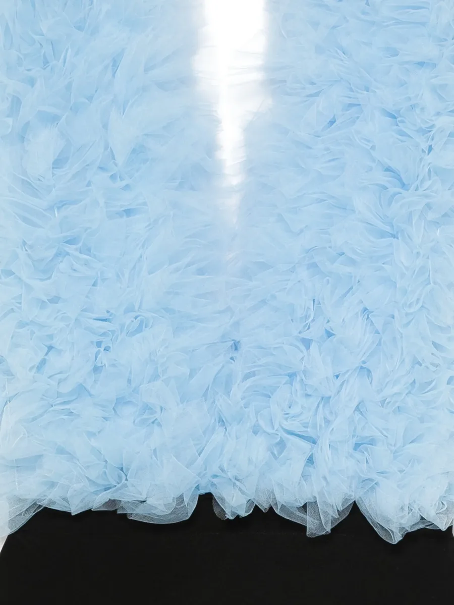 ruffled tulle-panel bodysuit 5
