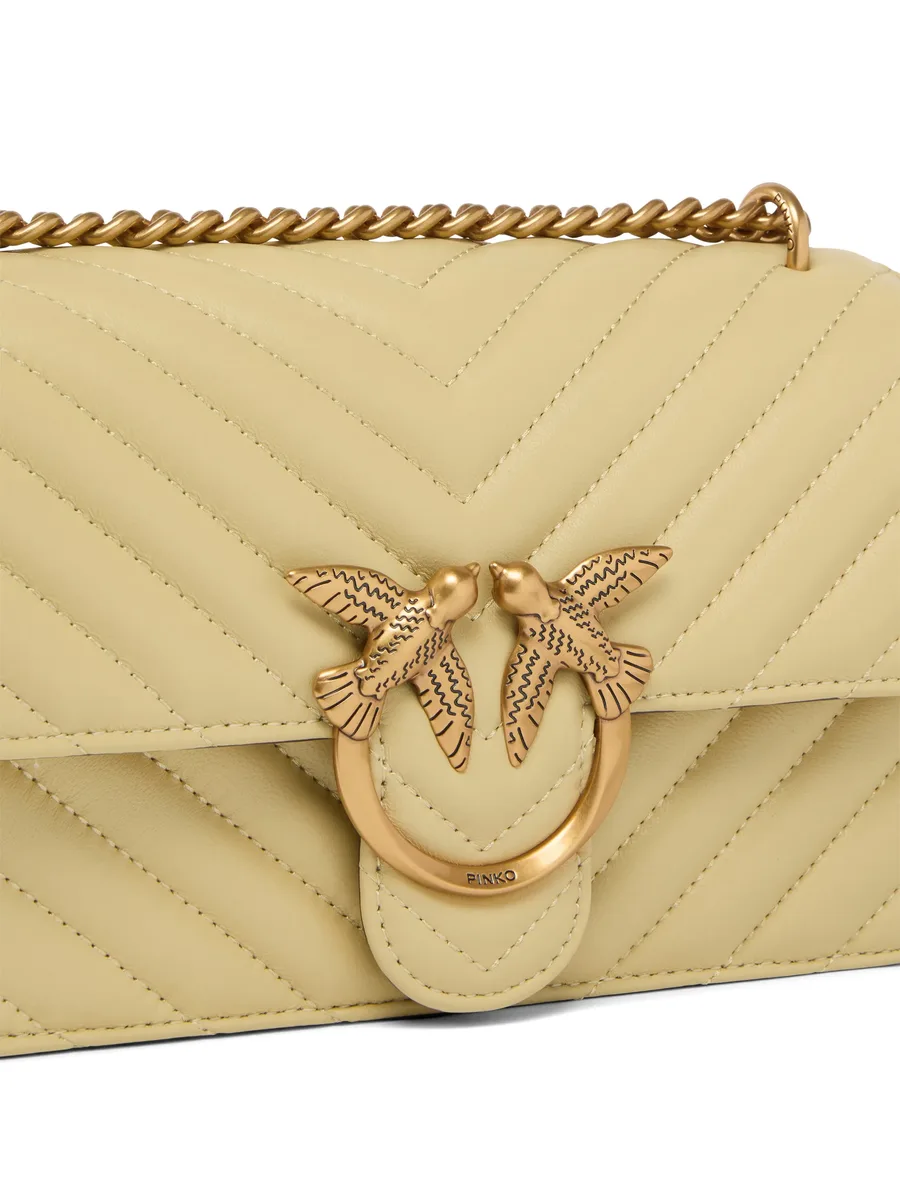 стеганая мини-сумка на плечо Love Bag One 5