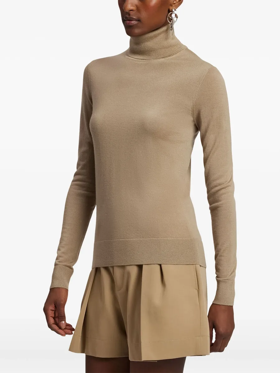 roll-neck cashmere sweater 9