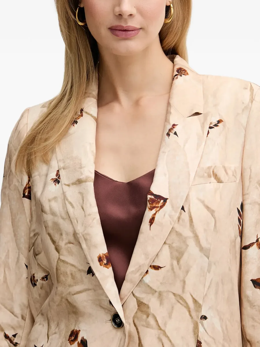 блейзер с цветочным принтом 9