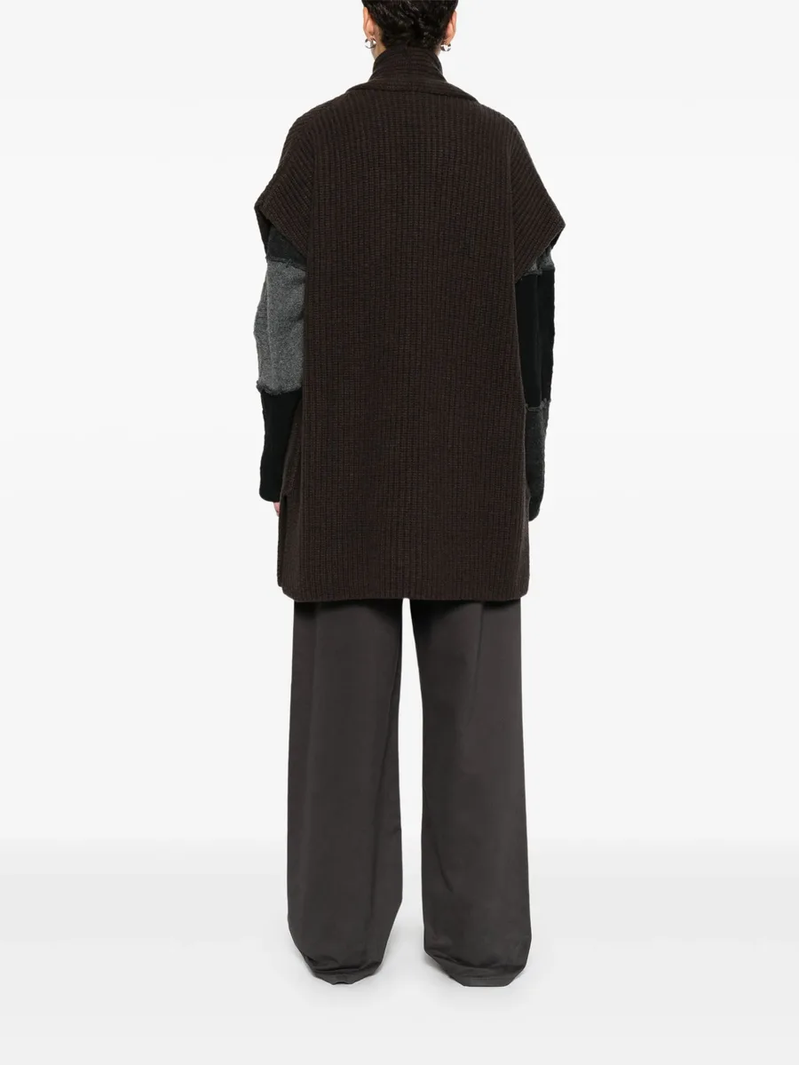 ribbed-knit cardi-coat 7
