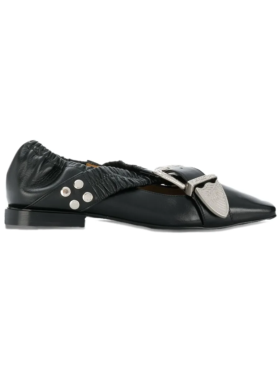балетки с пряжками 2