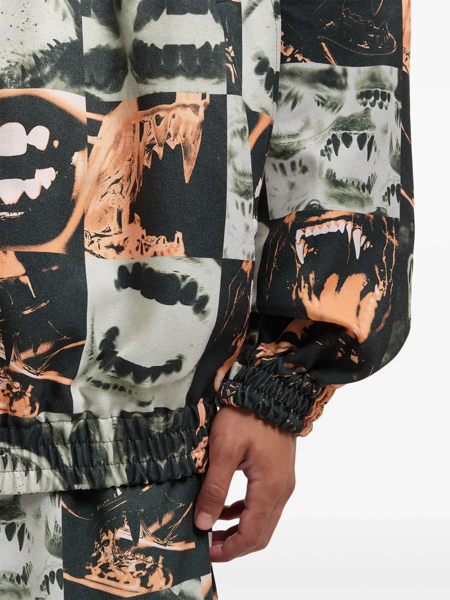Lips print oversized jacket 10