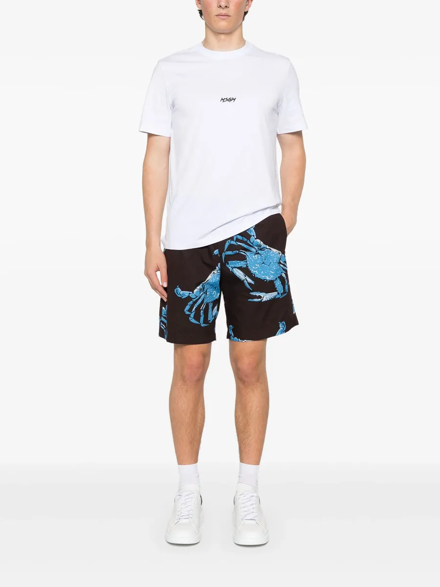graphic-print shorts 3