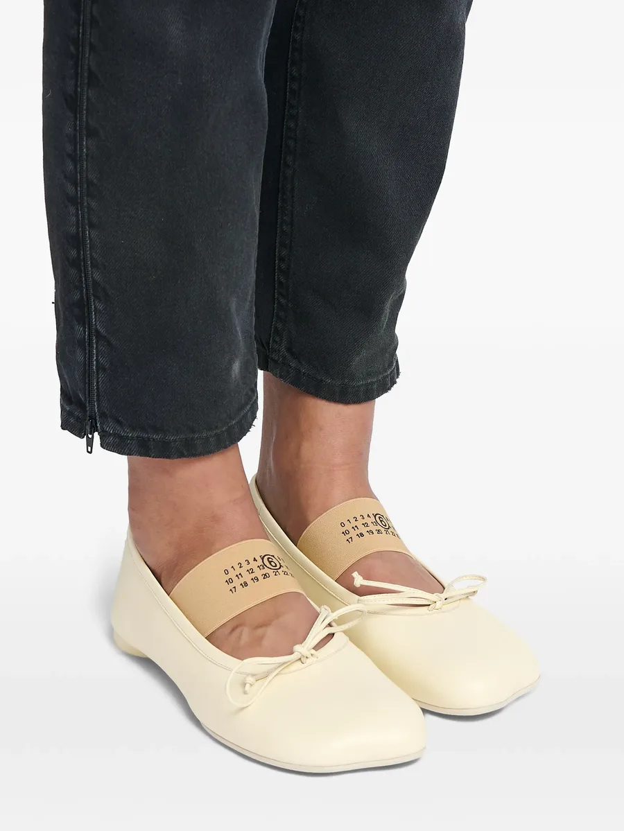Anatomic numeric-strap ballet flats 11