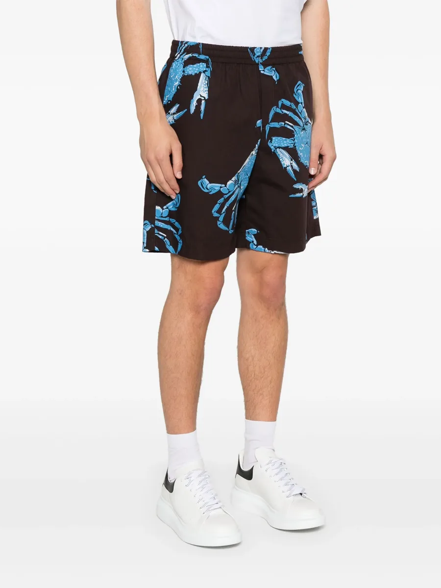 graphic-print shorts 5