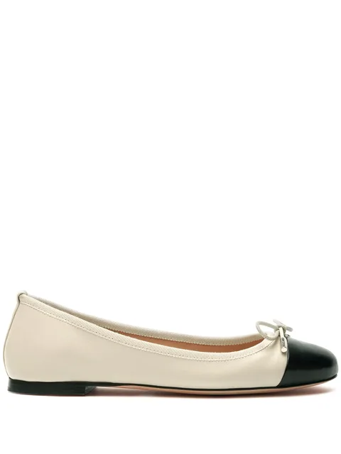 Carla leather ballerina shoes