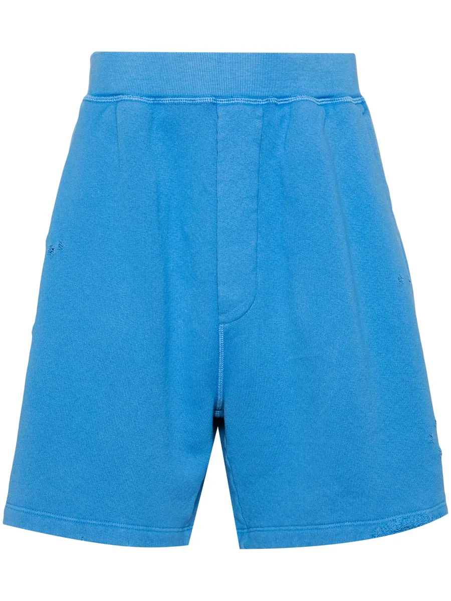 logo-print cotton shorts 2