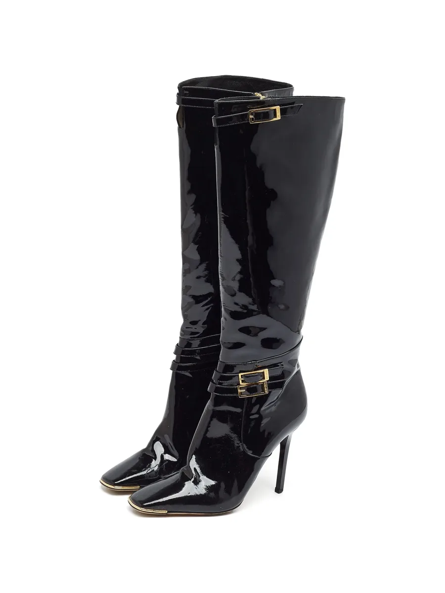Sheila buckled knee-length boots 3