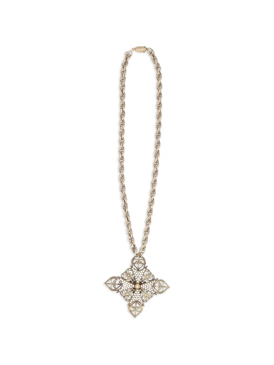 колье Filigree с кристаллами 1