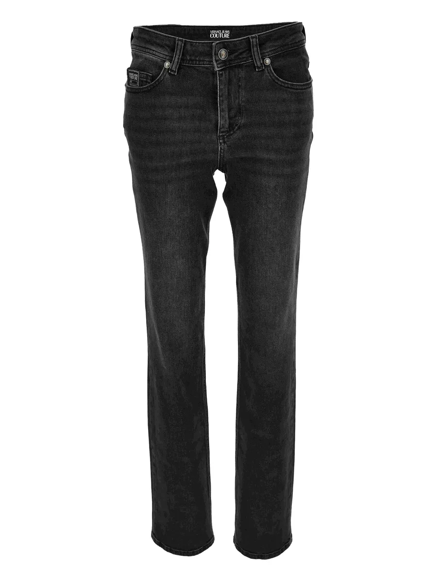 logo-plaque jeans 1