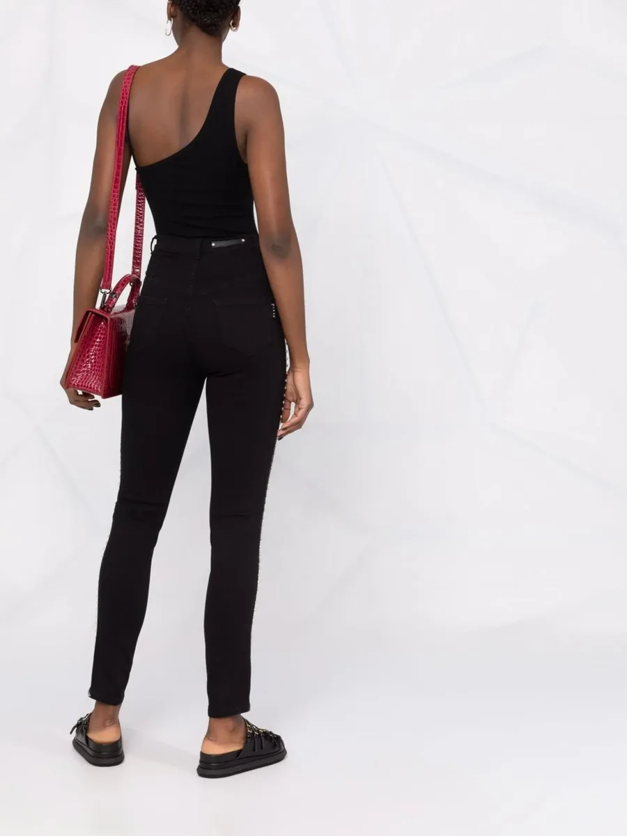 crystal-embellished jeggings 7