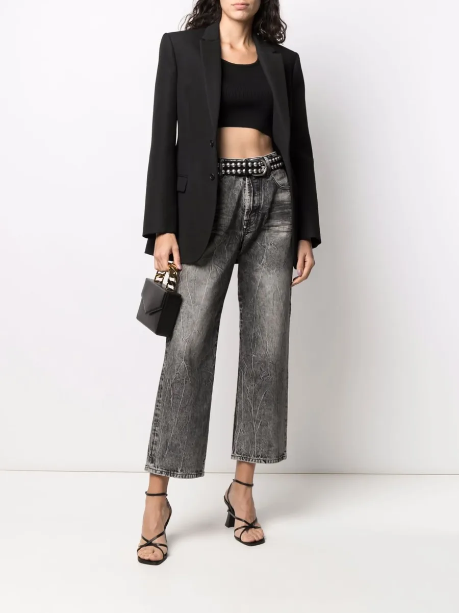Iconic Plein wide-leg jeans 4