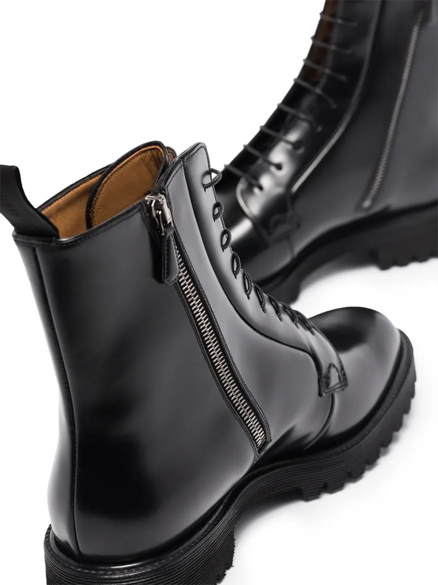 Alexandra flat combat boots 3