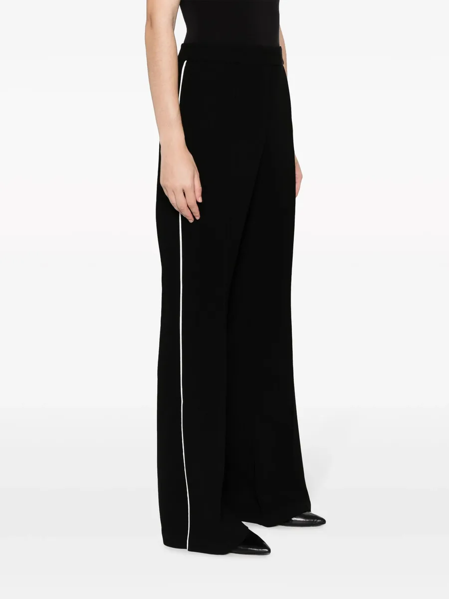 striped flared trousers 5
