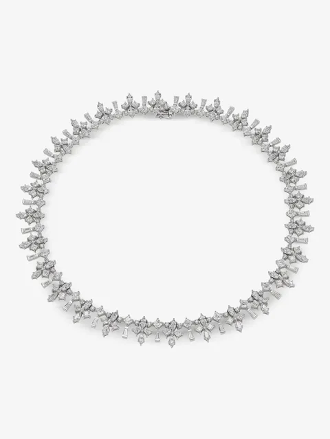 колье Diamond Fleur-De-Lys из белого золота с бриллиантами