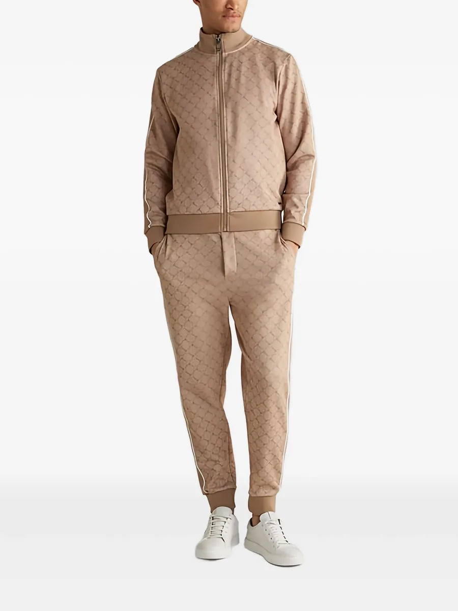 Talib patterned side-stripe track pants 3